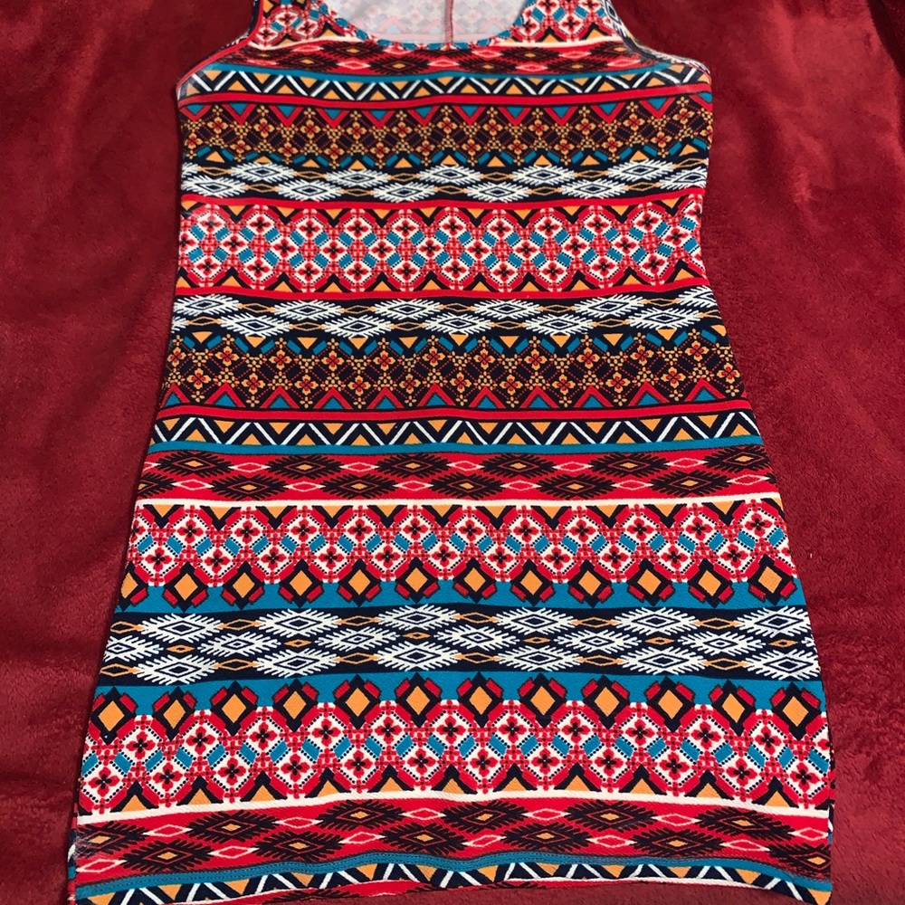 Multicolor Mini skin tight dress!